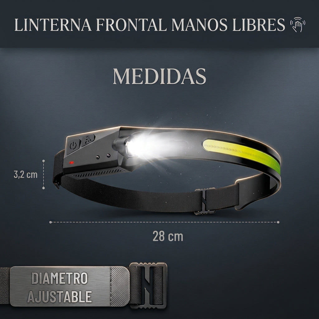 Linterna Frontal Manos Libres