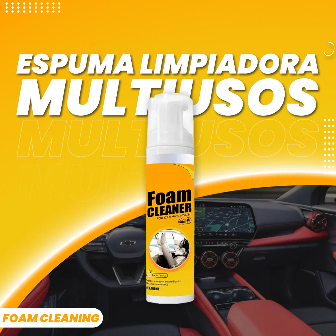 Espuma Limpiadora Multiusos Pack 2x1 - Contra la grasa y manchas imposibles