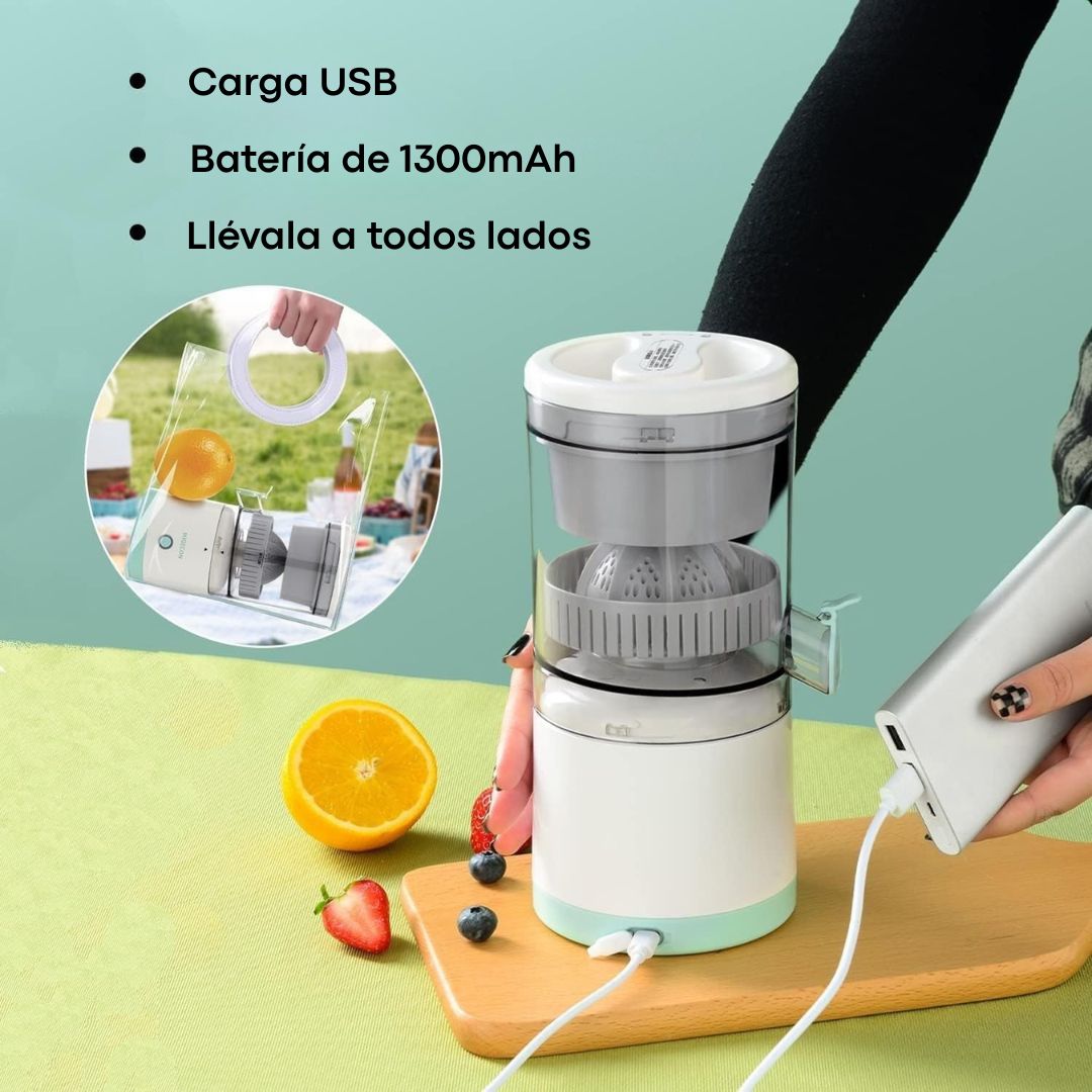 Exprimidor Recargable NaturalGo - Jugo natural al instante