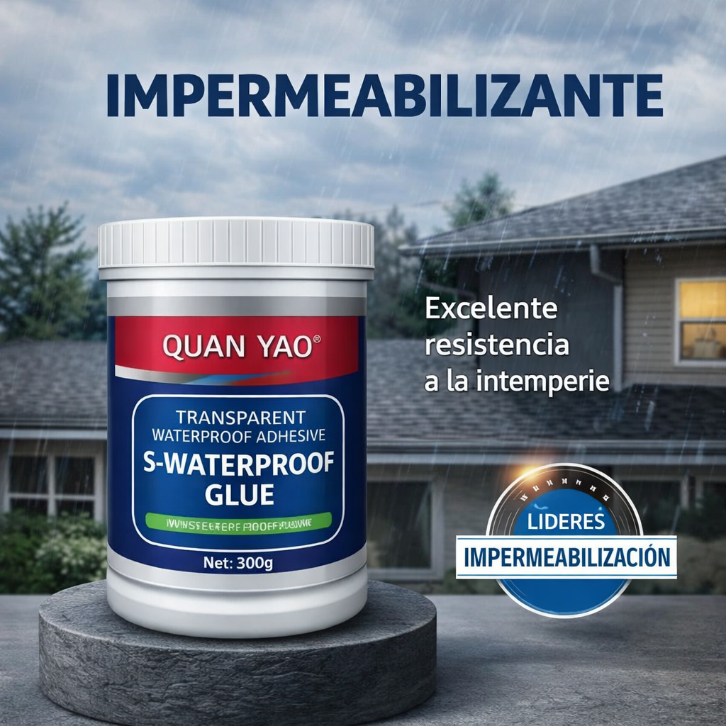 Sellador Impermeable MultiSuperficie - Resiste Agua, Lluvia y Humedad