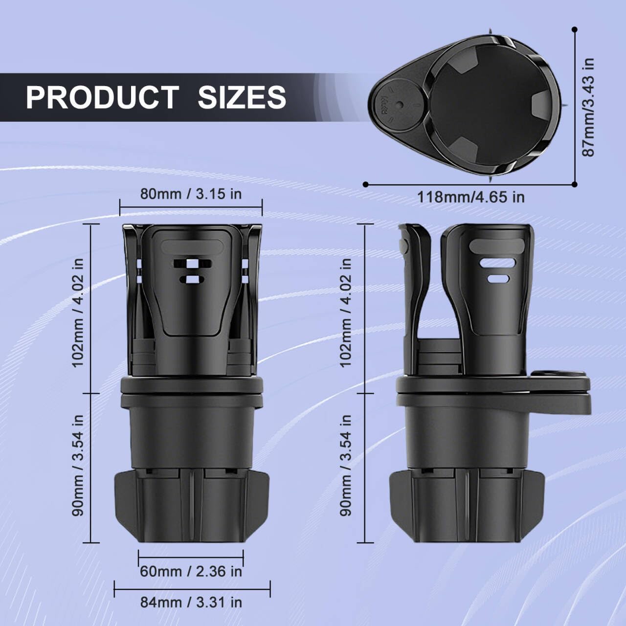 Expansor de Portavasos DuoCup 360 - Más espacio, más firme, más cómodo