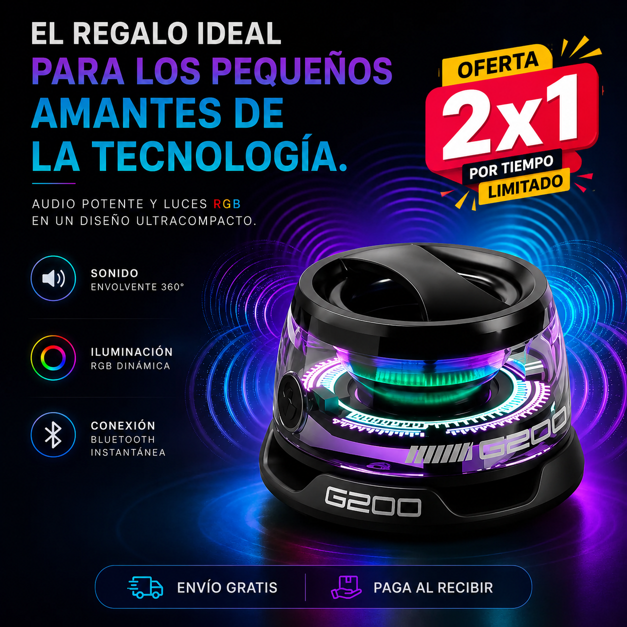 NeoBoom G200 RGB - El regalo ideal para los pequeños amantes de la tecnología