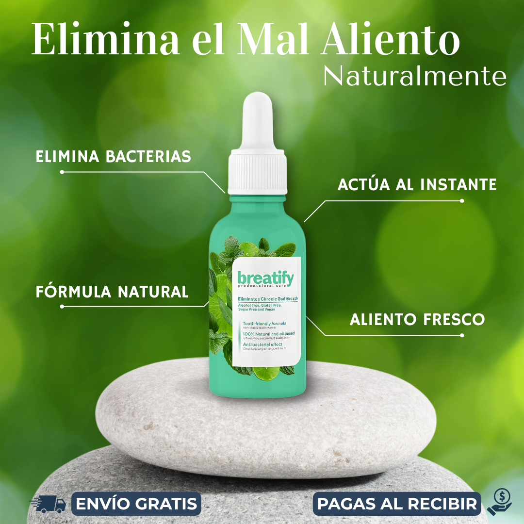 BREATIFY en Gotas - Dile Adiós al Mal Aliento