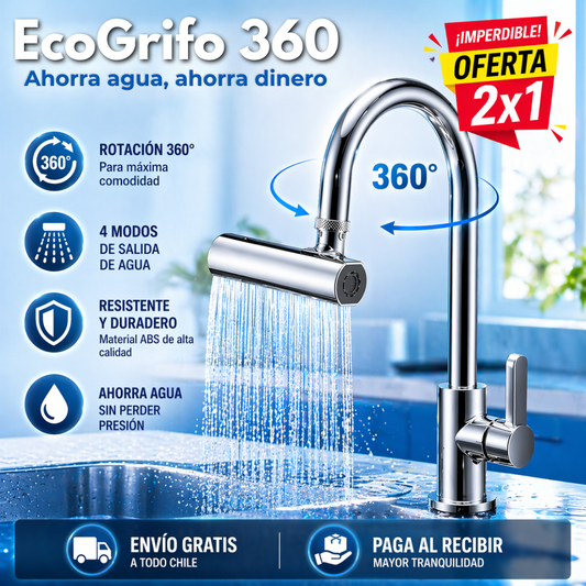 EcoGrifo 360 - Menos desperdicio, más ahorro a fin de mes