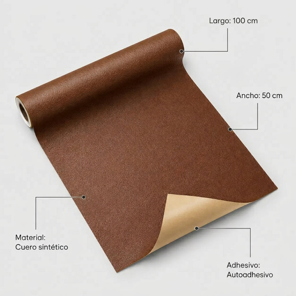 Rollo Adhesivo NovoCuero - Renueva tus muebles sin cambiarlos