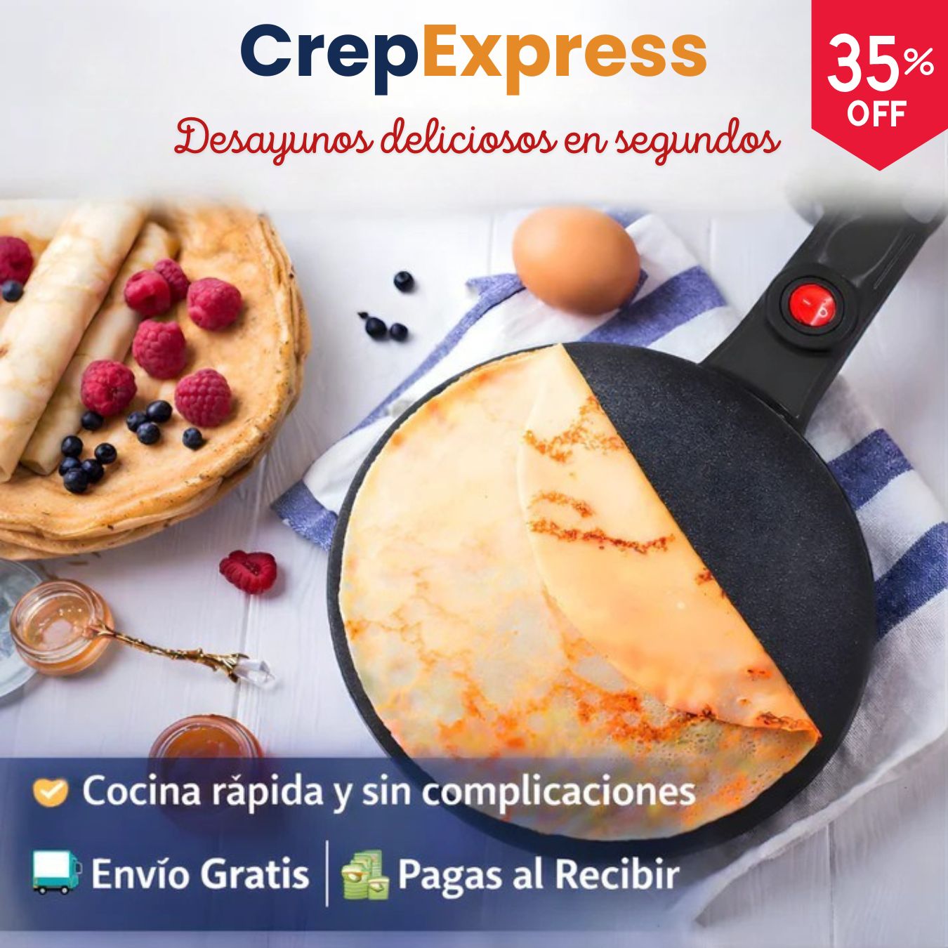 CrepExpress - Desayunos rápidos e irresistibles