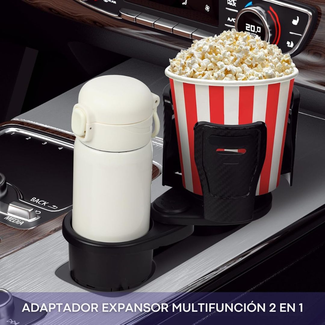 Expansor de Portavasos DuoCup 360 - Más espacio, más firme, más cómodo