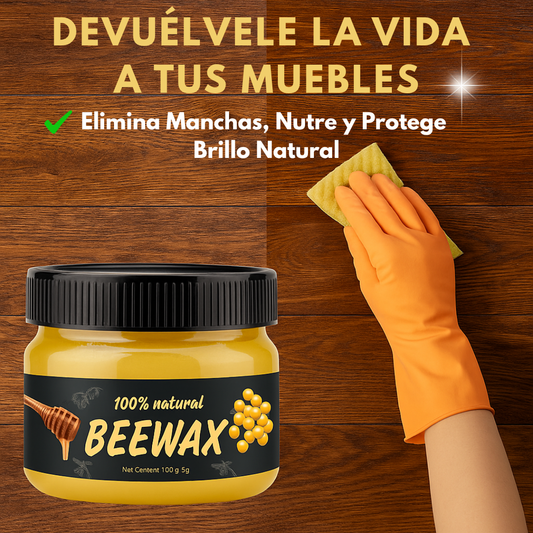 Cera de Abejas BeeWax™ – Limpieza natural, muebles como nuevos