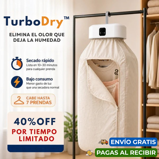 TurboDry™- Ropa seca de verdad… sin olor a humedad