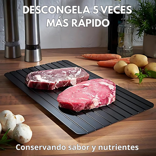 Tabla de Descongelación Rápida - Alimentos listos hasta 5 veces más rápido