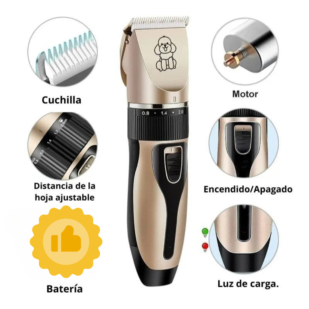 Kit de Afeitadora Inalámbrica para Mascotas