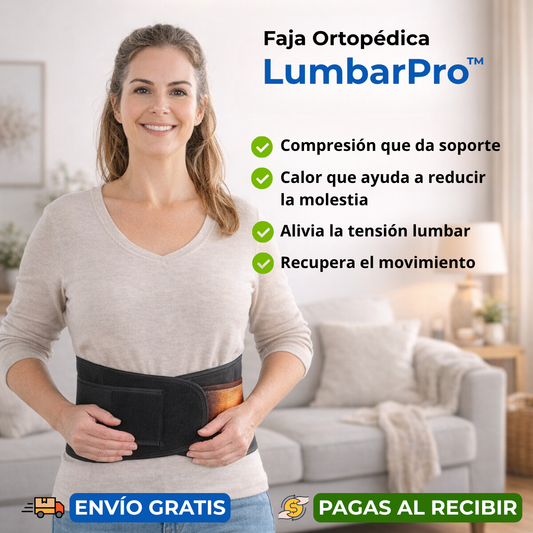 Faja Ortopédica LumbarPro™- Reduce el dolor y recupera el movimiento