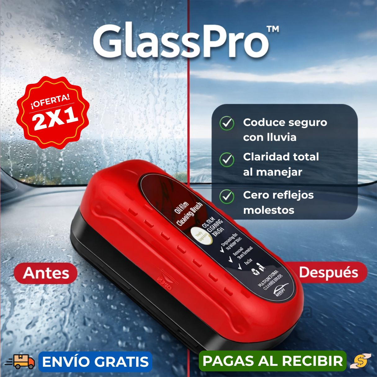 GlassPro™ - Conduce con claridad, conduce con seguridad