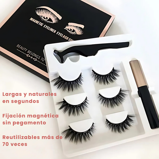 Pestañas Magnetic Beauty – Largas, naturales y fáciles de aplicar