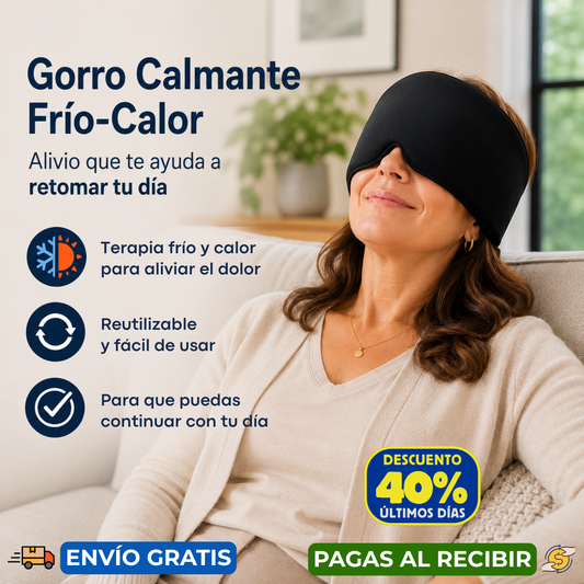 Gorro Calmante Frío-Calor | Un descanso para tu cabeza en minutos