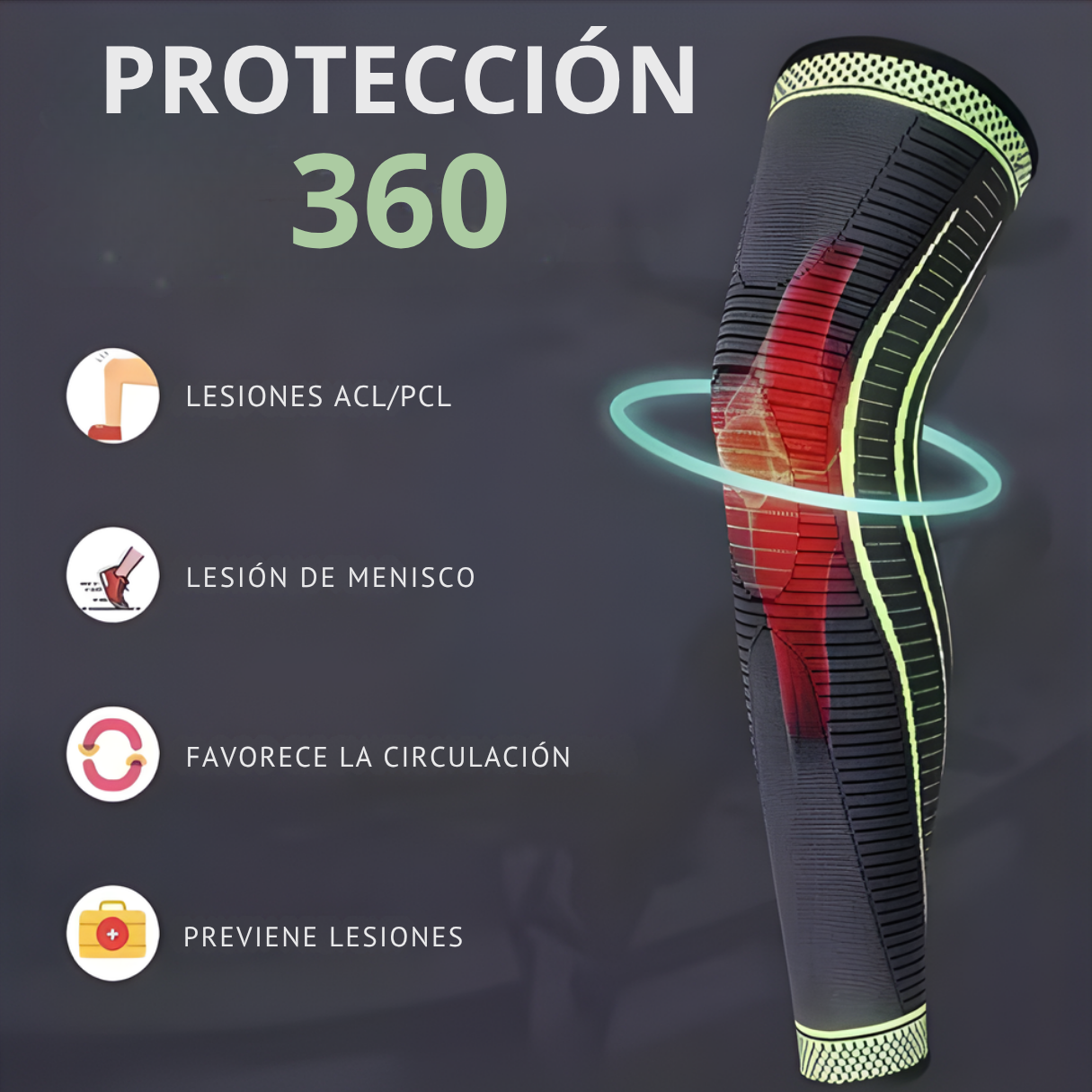 LegSecure Pro™ (Par)- Soporte firme que reduce molestias y mejora tu movimiento