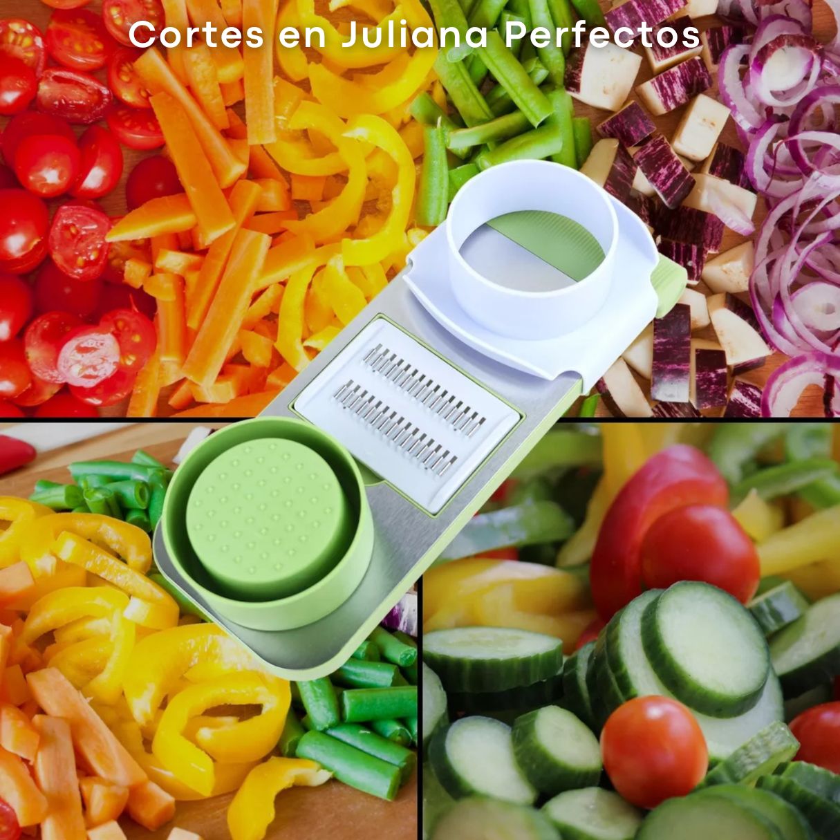 SafeMaster - Cortes en juliana perfectos sin riesgo para tus dedos