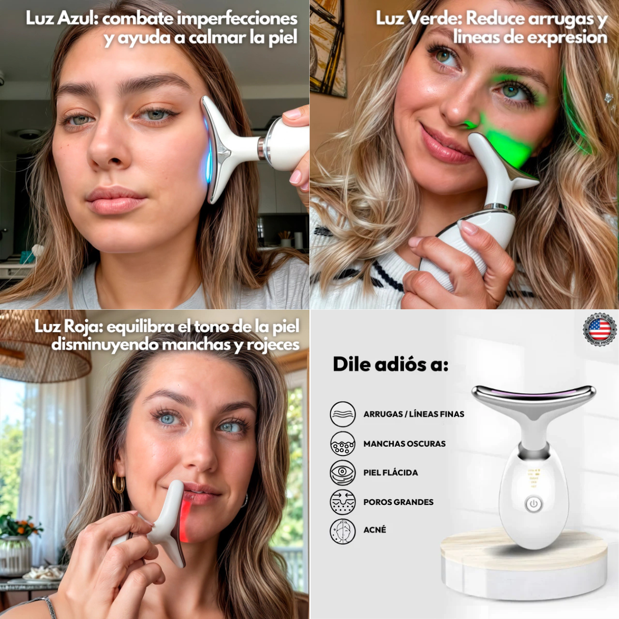 Tonificador Facial LumiGlow - Vuelve a sentirte cómoda con tu rostro