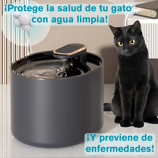 Bebedero Automático para Gatos – Agua Limpia y Fresca por Días, Sin Preocupaciones