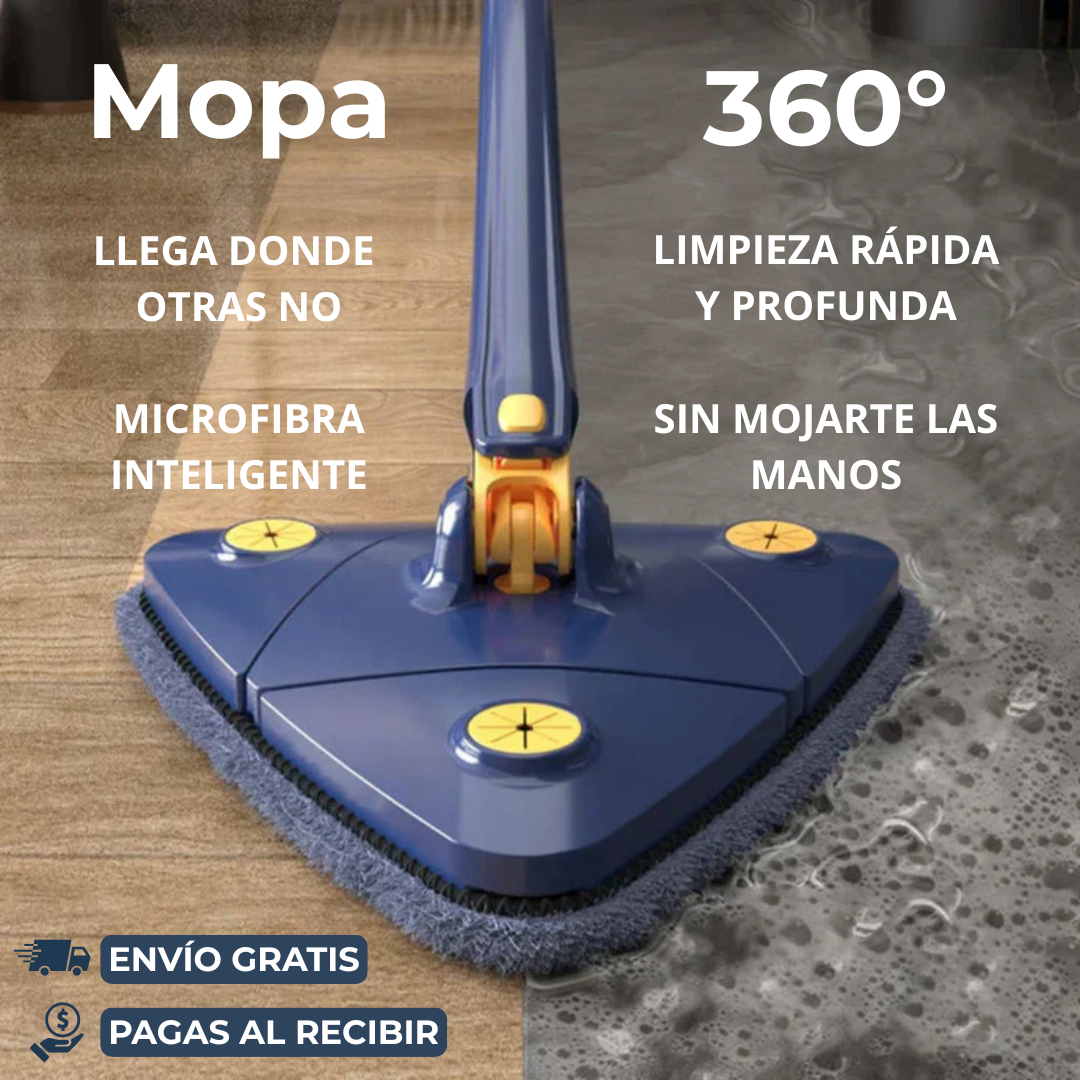 Mopa 360° – Llega donde otras no llegan y sin esfuerzo