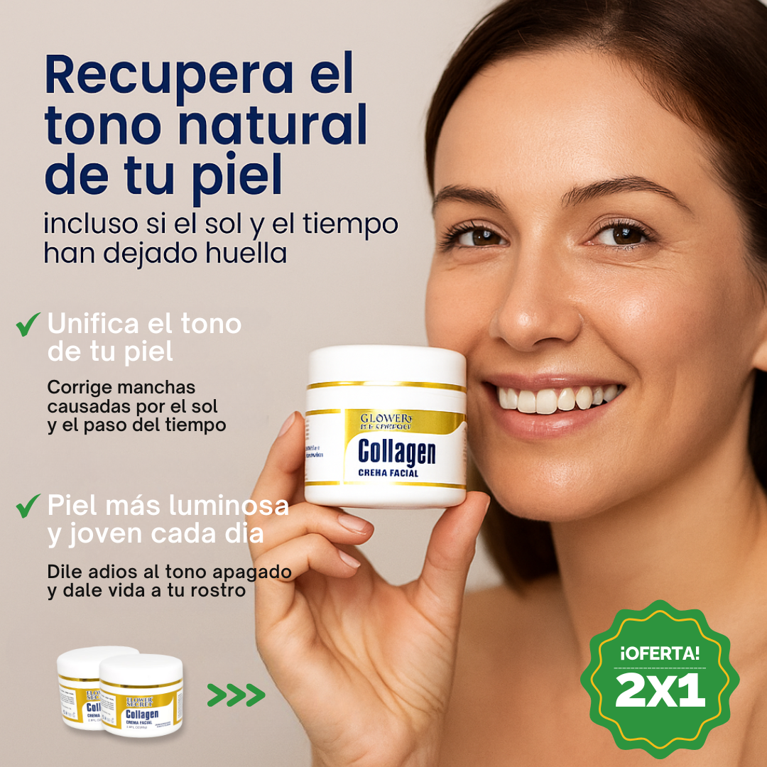 Crema Hidratante de Colágeno Pack 2x1 – Devuélvele a tu piel su tono y vitalidad natural
