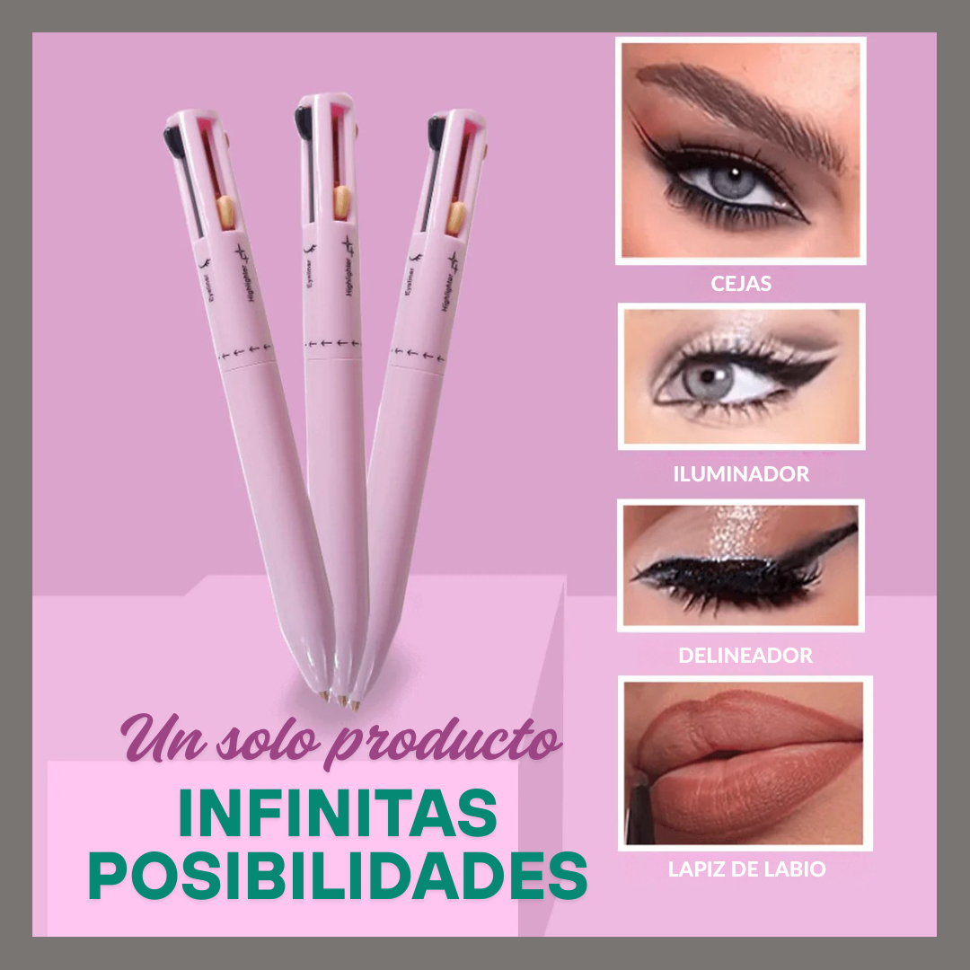 Lápiz Total Look - Maquillaje 4 en 1