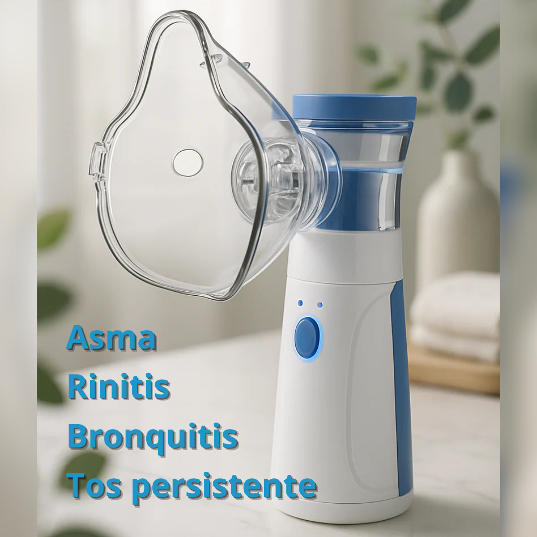 Nebulizador Portátil Familiar – Alivio inmediato para toda la familia