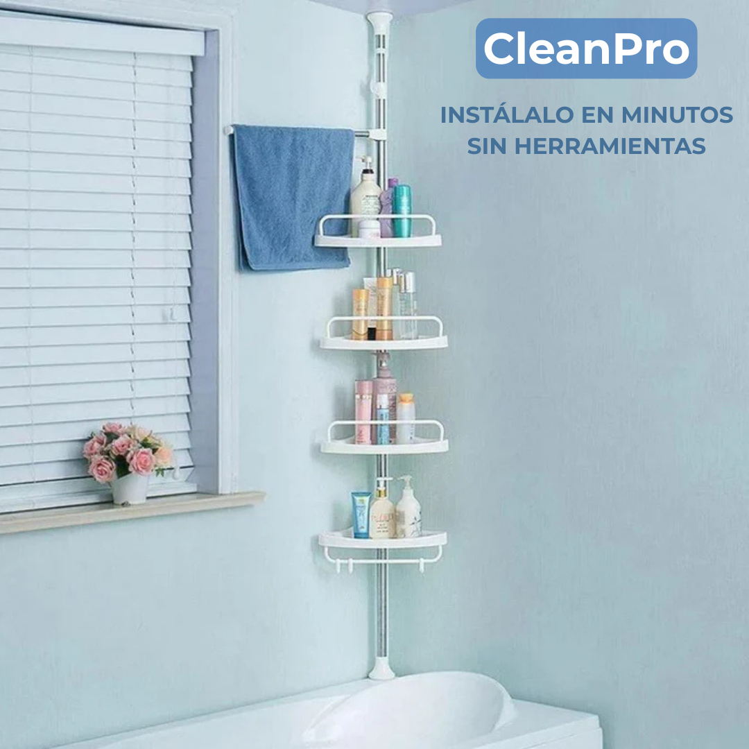 Organizador CleanPro™ - Ordena tu baño en minutos, sin taladrar y sin esfuerzo