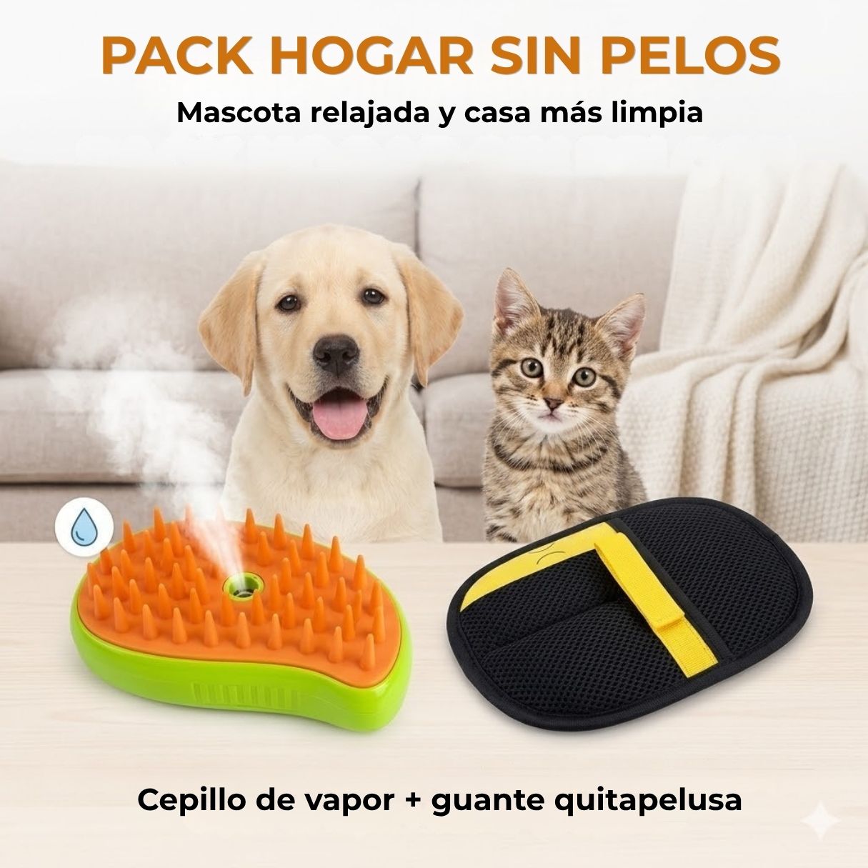 Pack Hogar Sin Pelos™ - La solución completa para controlar el pelo de tus mascotas