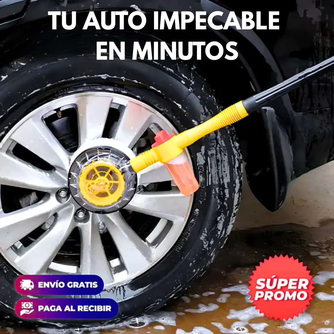 Cepillo Giratorio Automático - Lava fácil y rápido, con menos esfuerzo