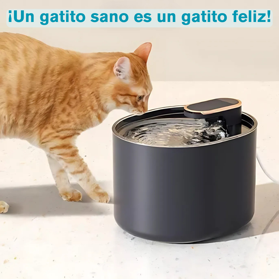 Bebedero Automático para Gatos – Agua Limpia y Fresca por Días, Sin Preocupaciones