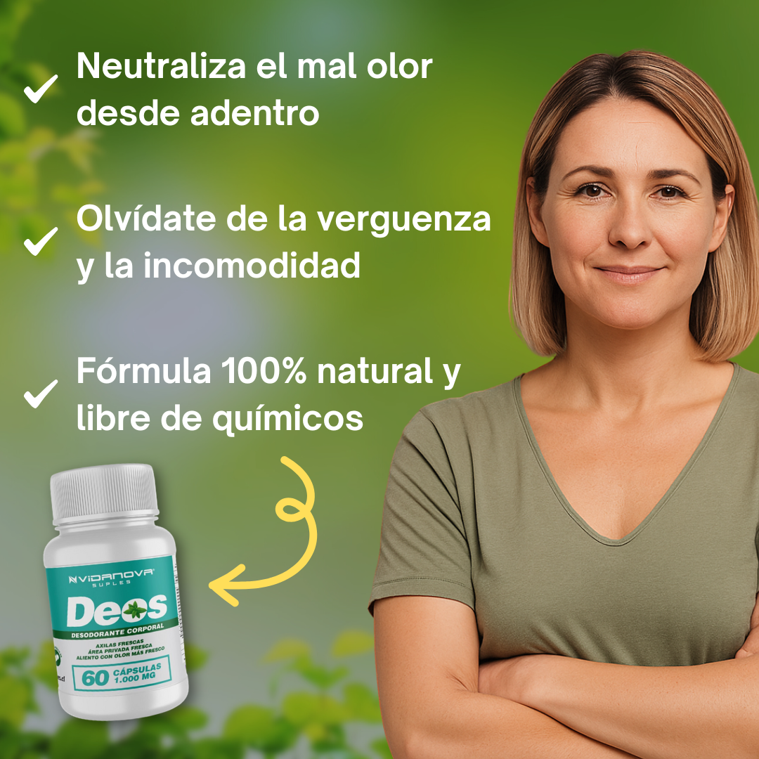 DEOS Desodorante interno x60 - Frescura y confianza todo el día