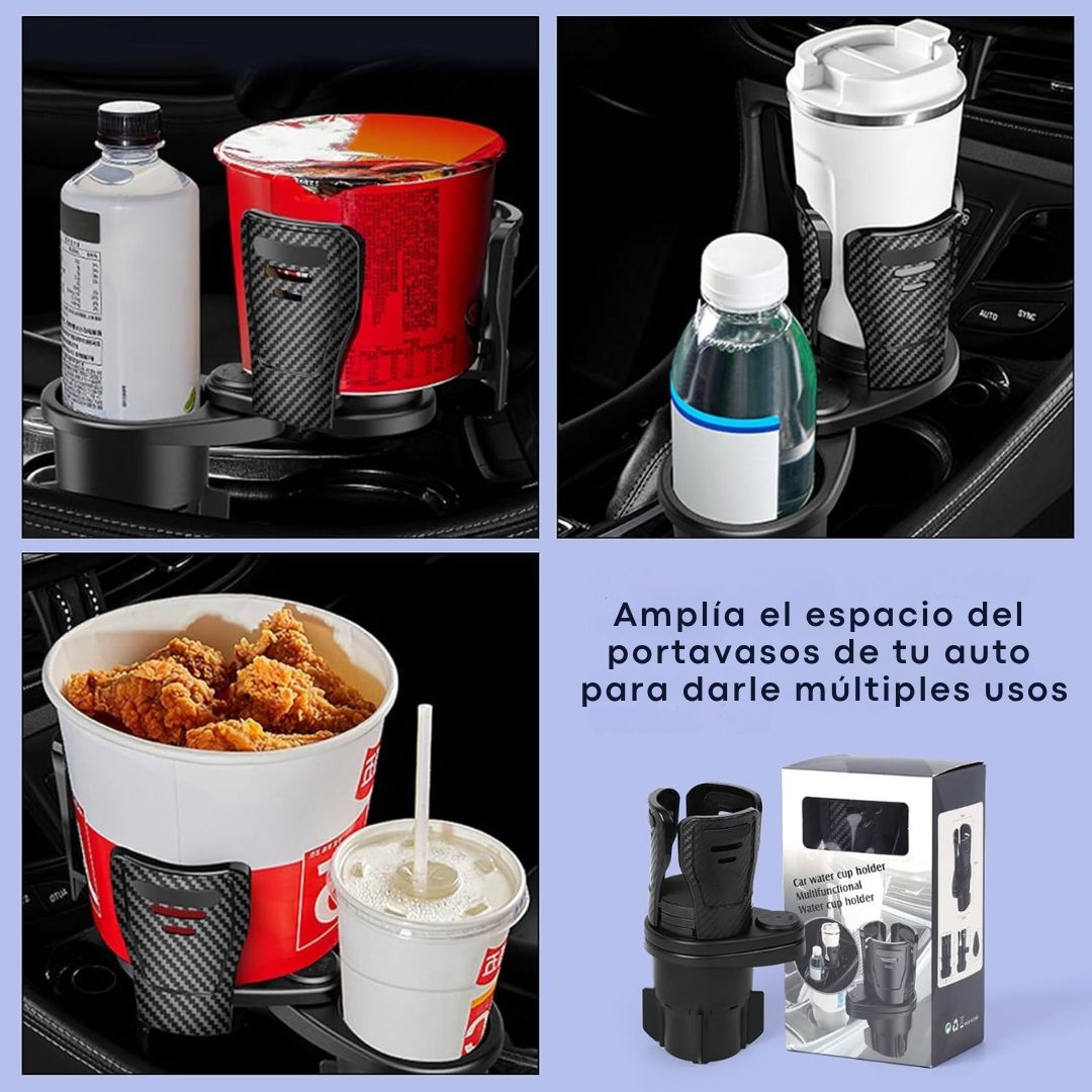 Expansor de Portavasos DuoCup 360 - Más espacio, más firme, más cómodo