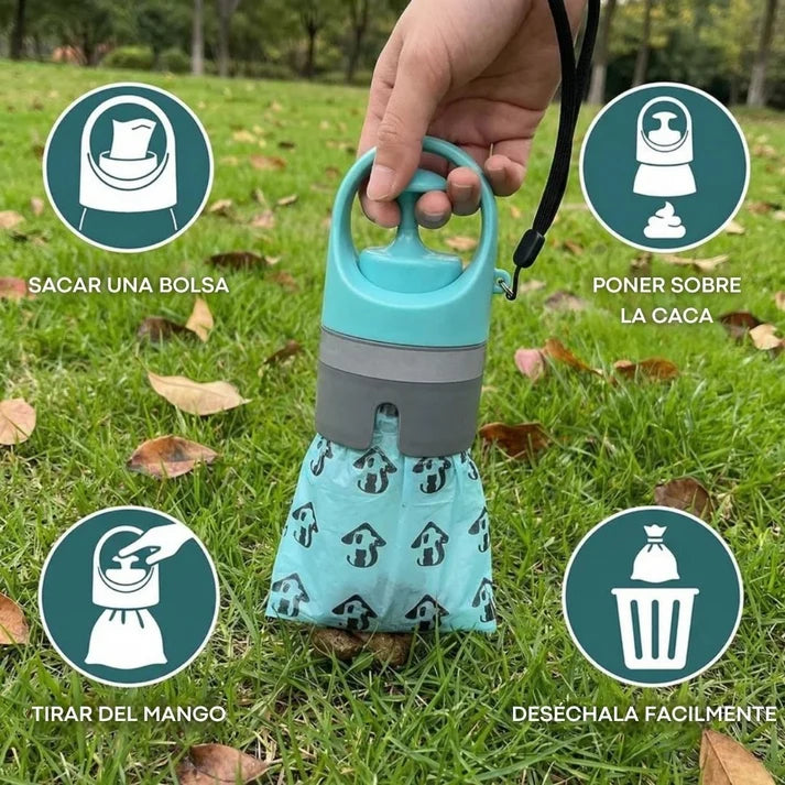 Recogedor de Caca EasyPoop 2 - Limpieza rápida sin ensuciarte