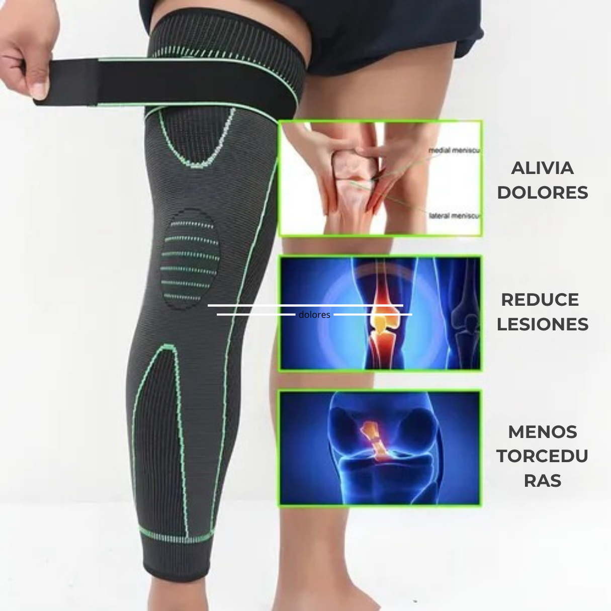 LegSecure Pro™ (Par)- Soporte firme que reduce molestias y mejora tu movimiento