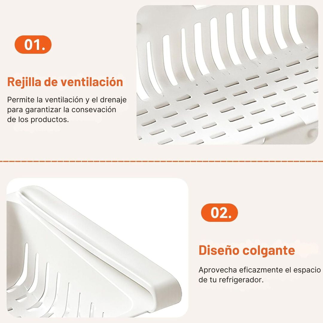 Bandejas para Refrigerador Kit 4 - Aprovecha el espacio que hoy estás perdiendo
