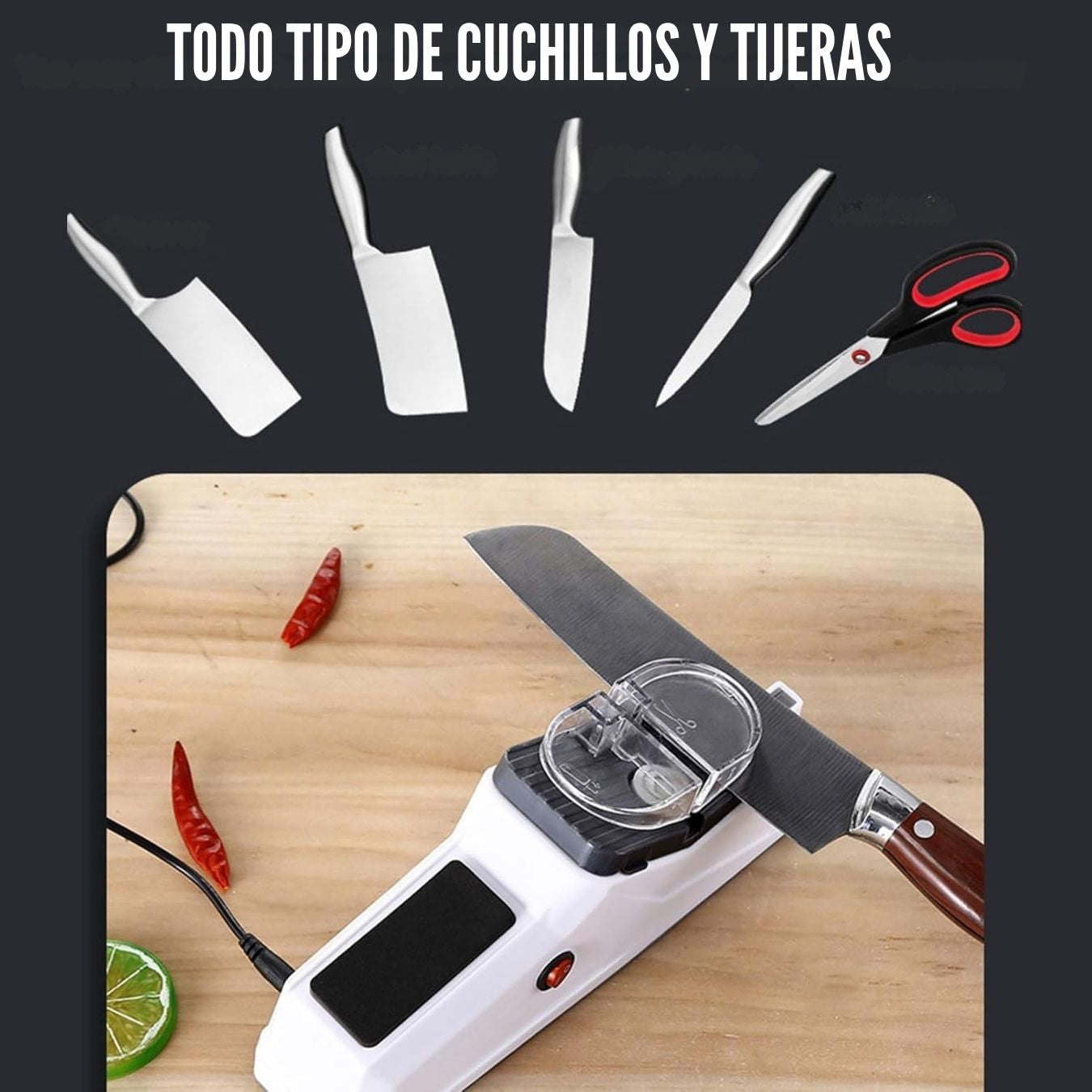 Afilador ElectroPro - Cuchillos como nuevos al instante