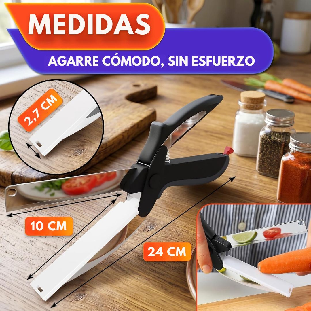 Tijeras para Alimentos FastCut - Reemplaza cuchillo y tabla en un solo corte