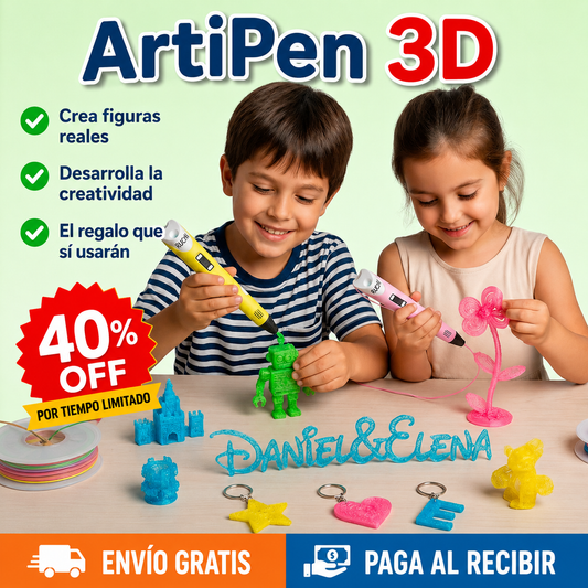 ArtiPen 3D - Convierte cualquier dibujo en un juguete real