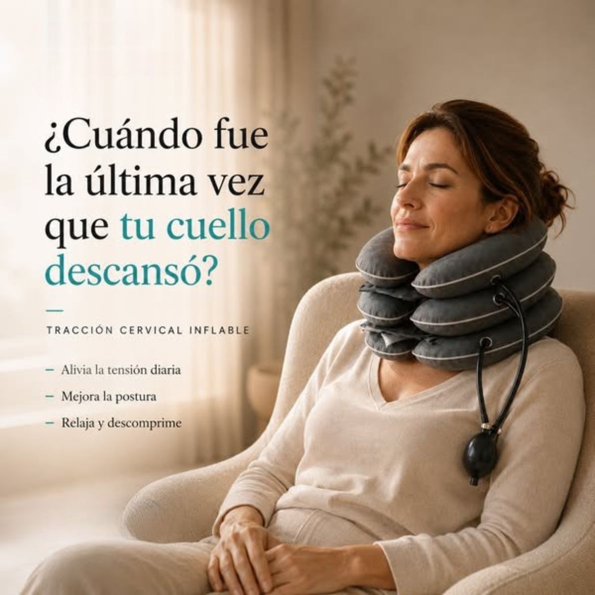NeckRelax Pro - Relaja tu cuello y vuelve a moverte con libertad