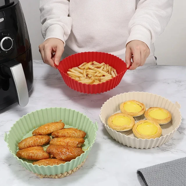 Pack de 6 Moldes de Silicona  para Air Fryer