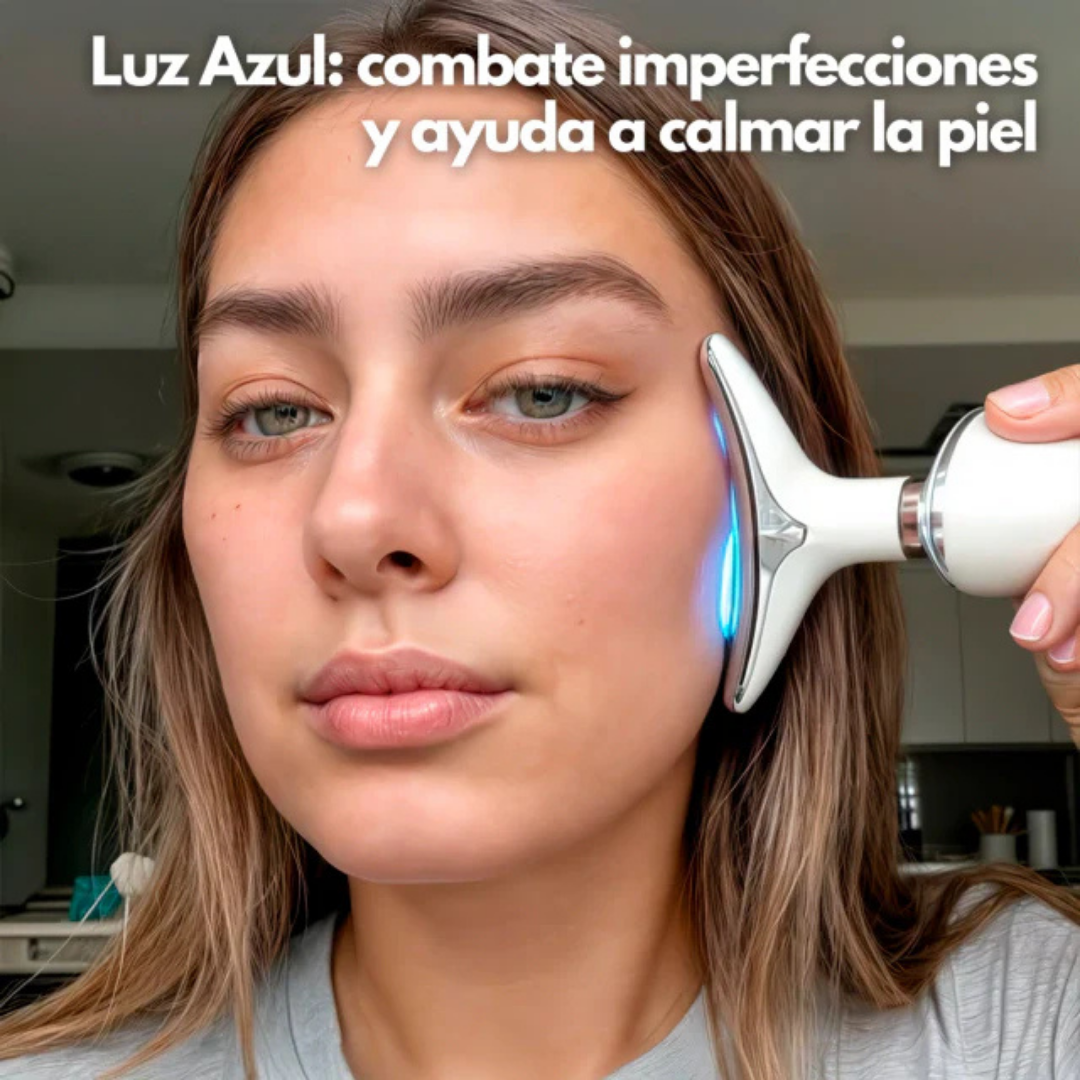 Masajeador Facial GlowSonic® - Reafirma, Moldea y Rejuvenece tu Rostro