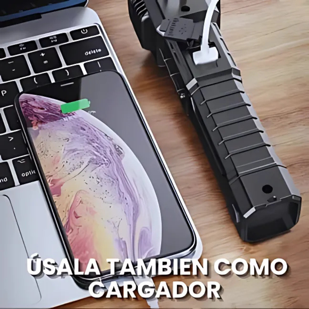 Linterna Táctica 4 en 1 – Lista para cualquier emergencia, Pack 2x1