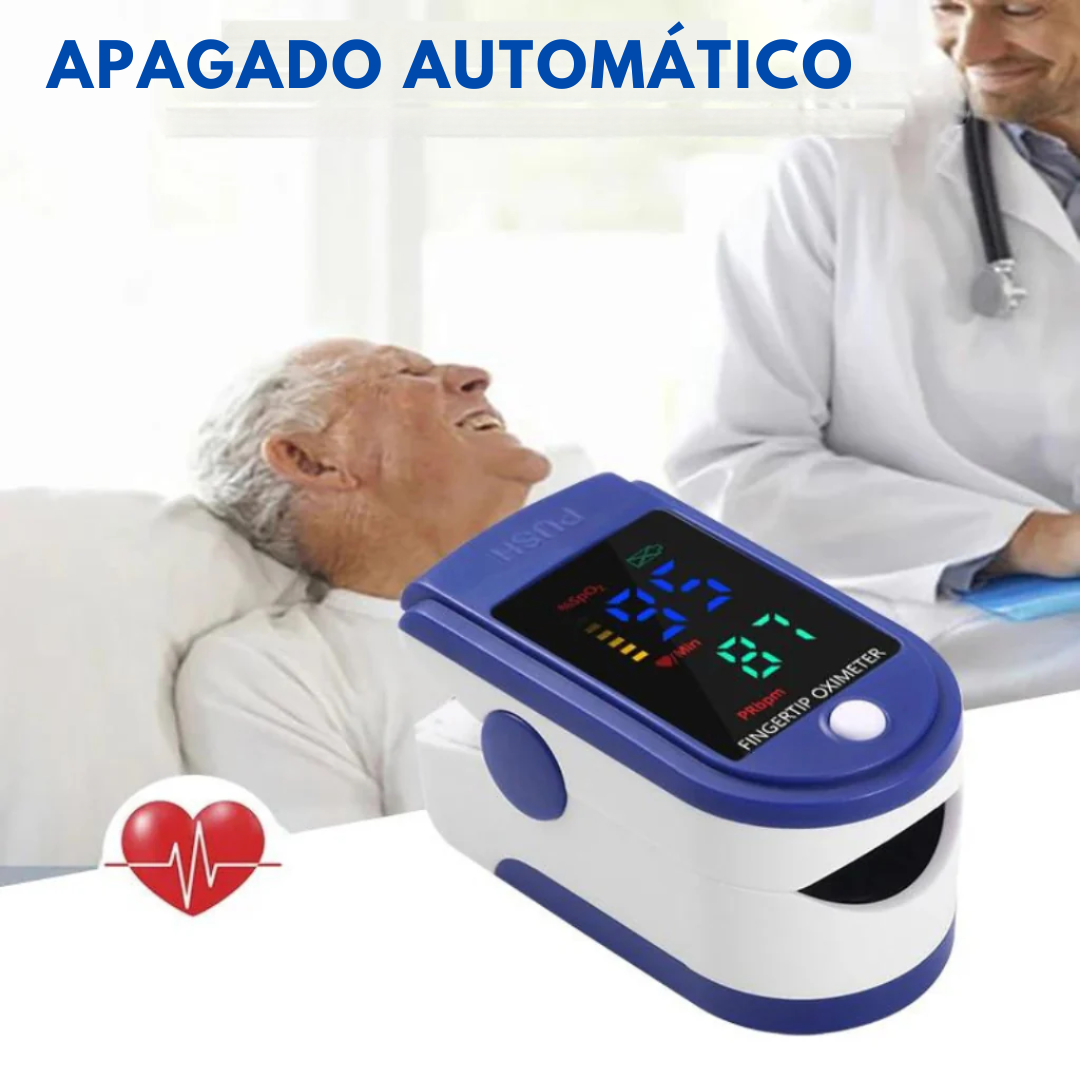 Medidor de Oxígeno en Sangre - Verifica tu bienestar respiratorio al instante