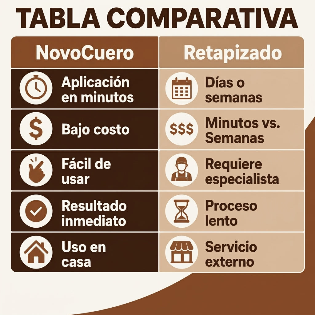 Rollo Adhesivo NovoCuero - Renueva tus muebles sin cambiarlos