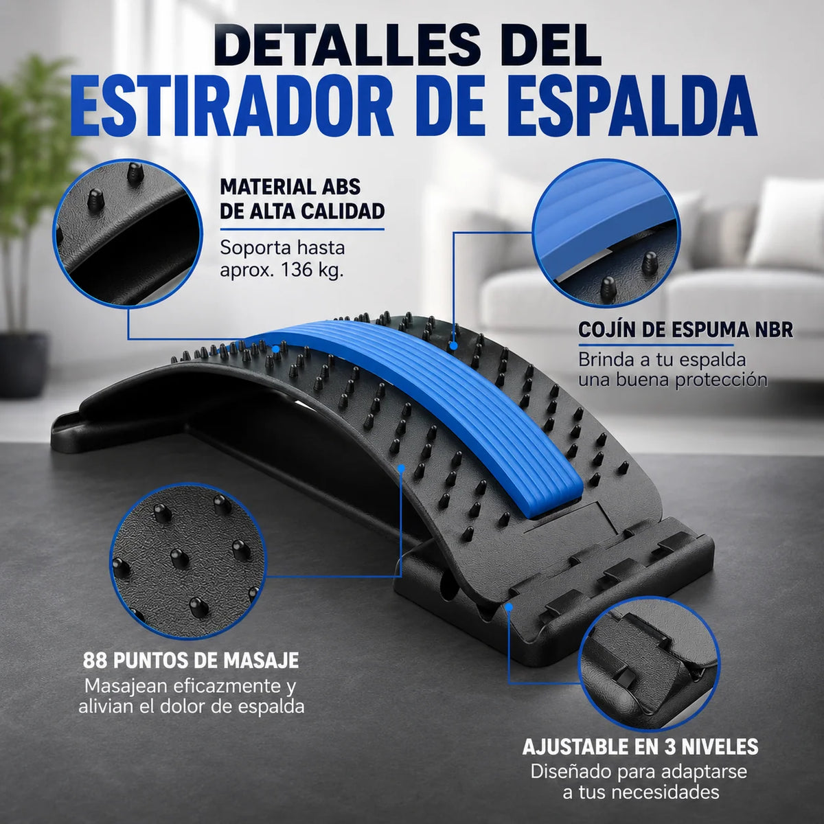 Estirador Lumbar BackRelax™- Estira y relaja tu espalda con una rutina sencilla