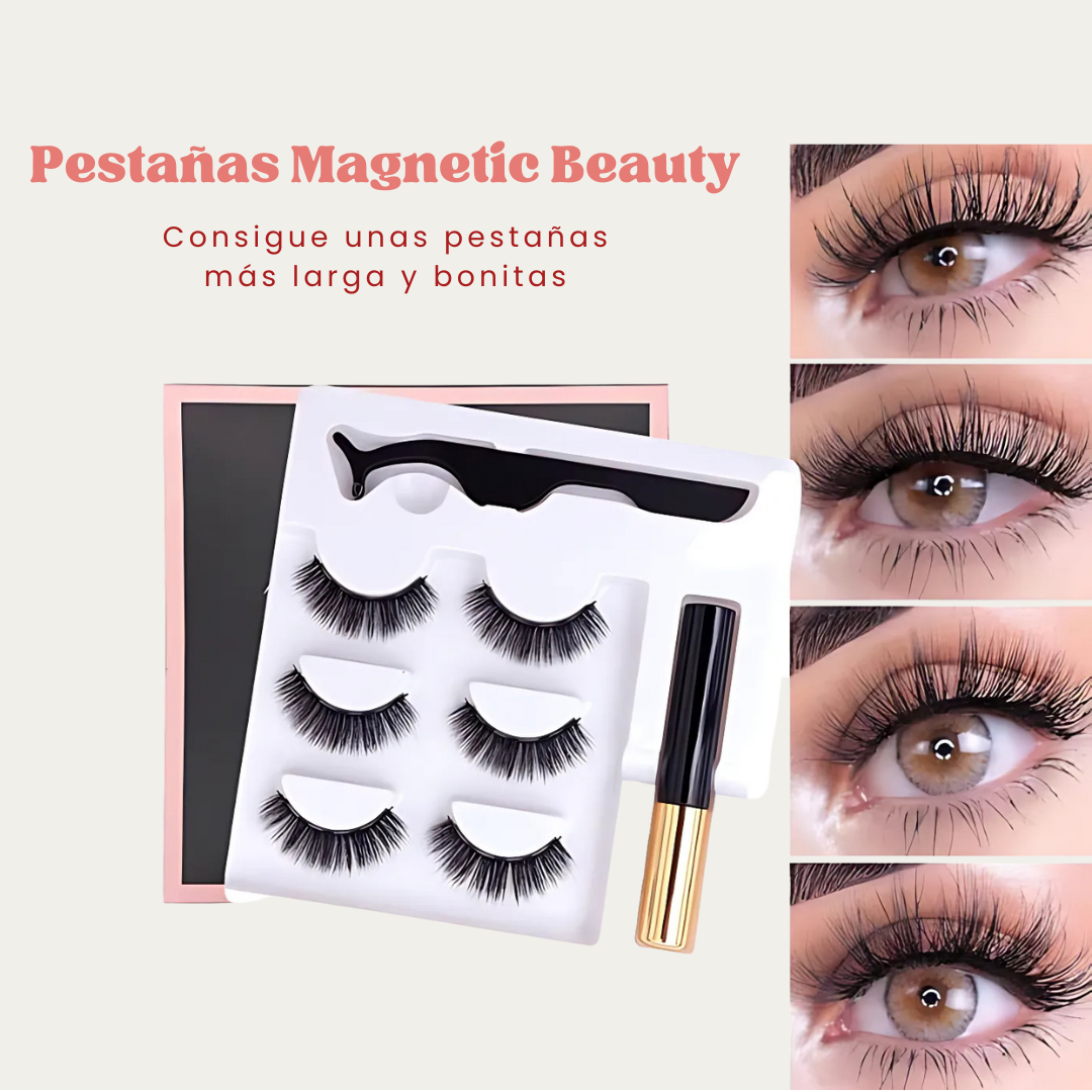 Pestañas Magnetic Beauty – Largas, naturales y fáciles de aplicar