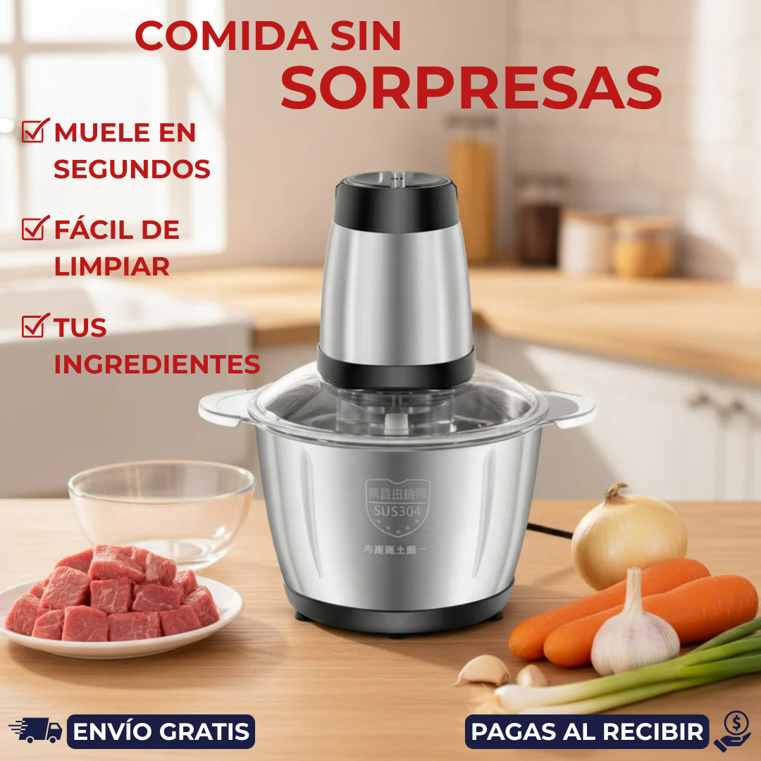 Picadora MolinexPro™ — Muele carnes y verduras sin esfuerzo