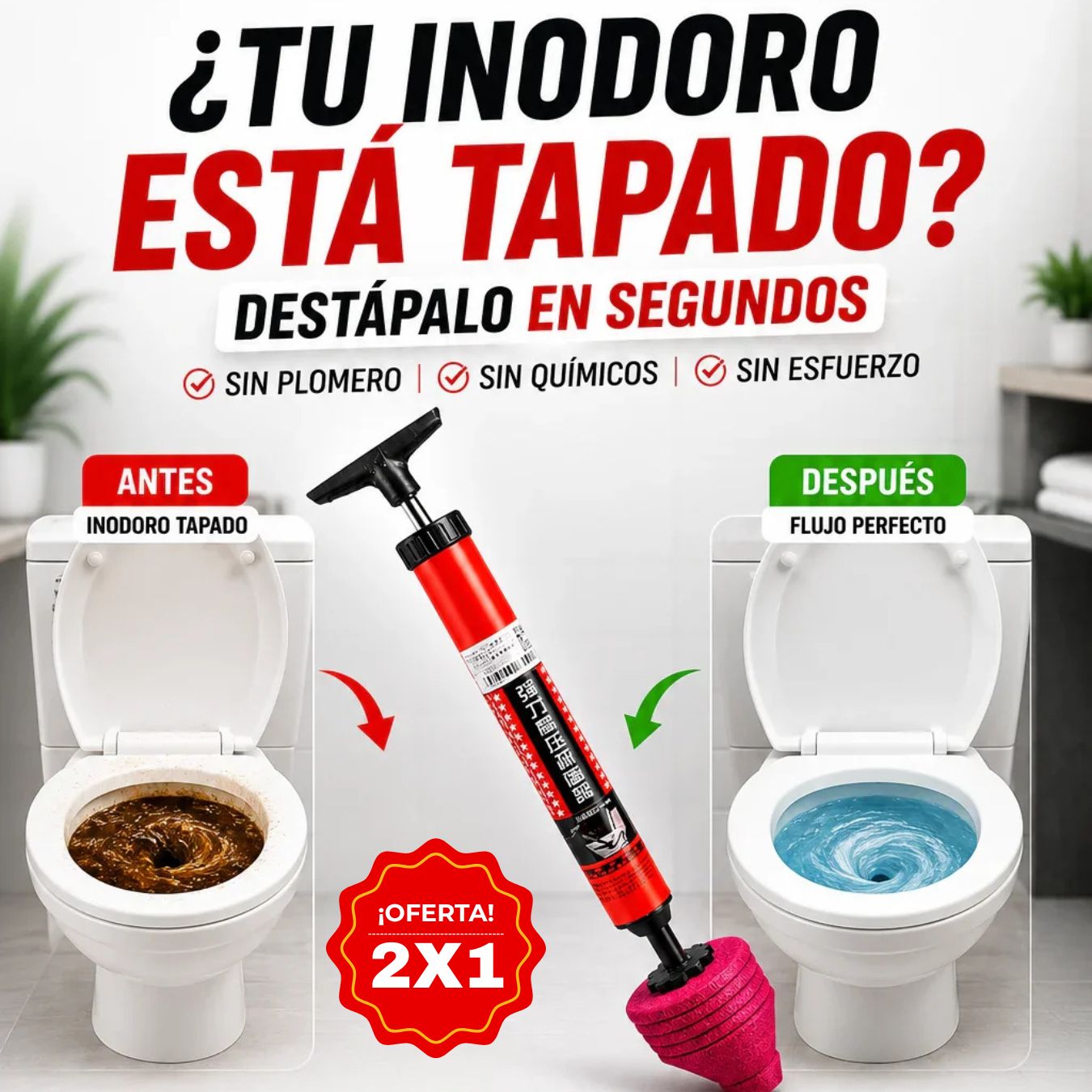 Sopapo Neumático de Alta Presión -