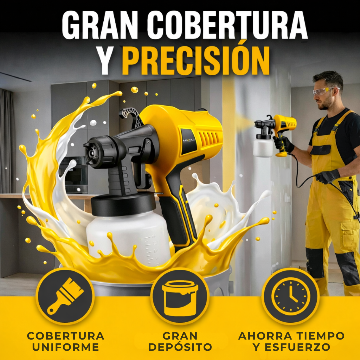 ColorTech Pro™- Acabado profesional y ahorro desde el primer uso